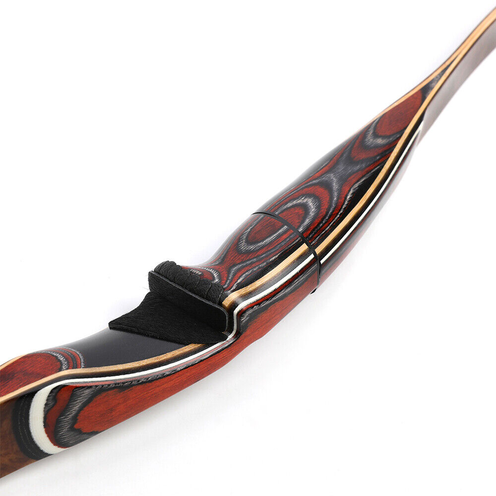 60'' Traditional Bow Longbow Takedown 20-55lbs Horsebow Archery Hunting Target